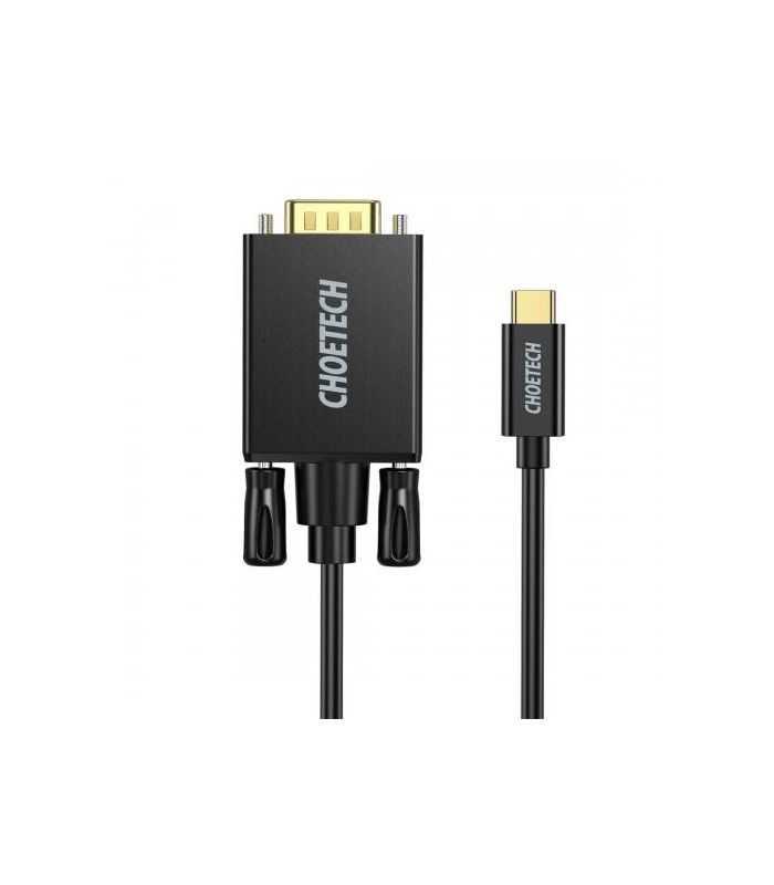 cablu usb type c vga choetech xcv 1801 18m negru 1