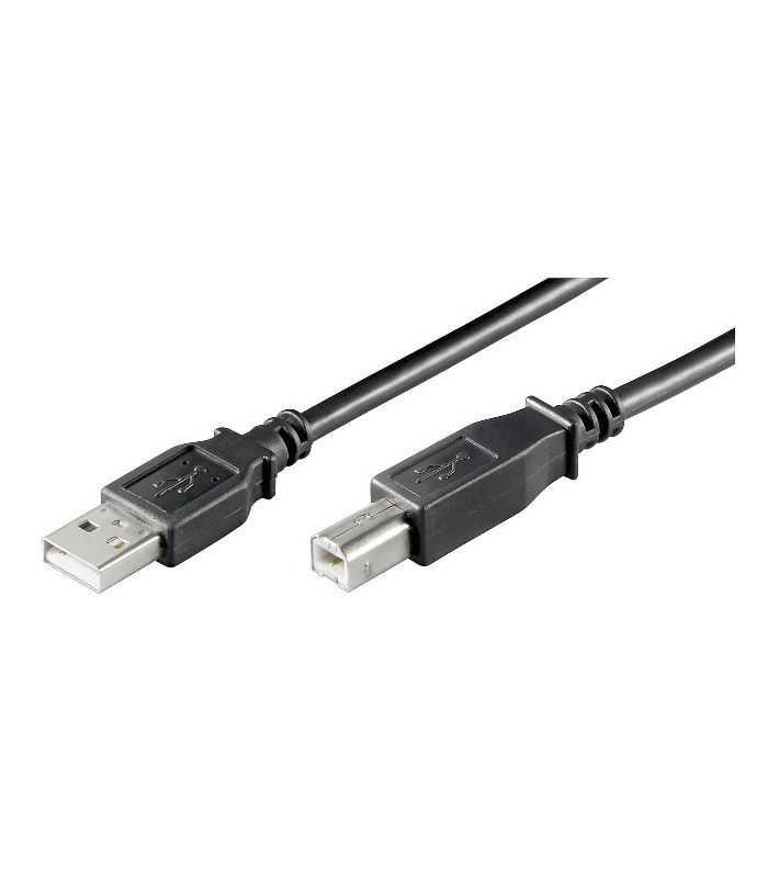 Cablu USB2.0 A tata - USB B tata 1.8m pentru imprimante conductori interni 2xAWG28 2xAWG28 cupru