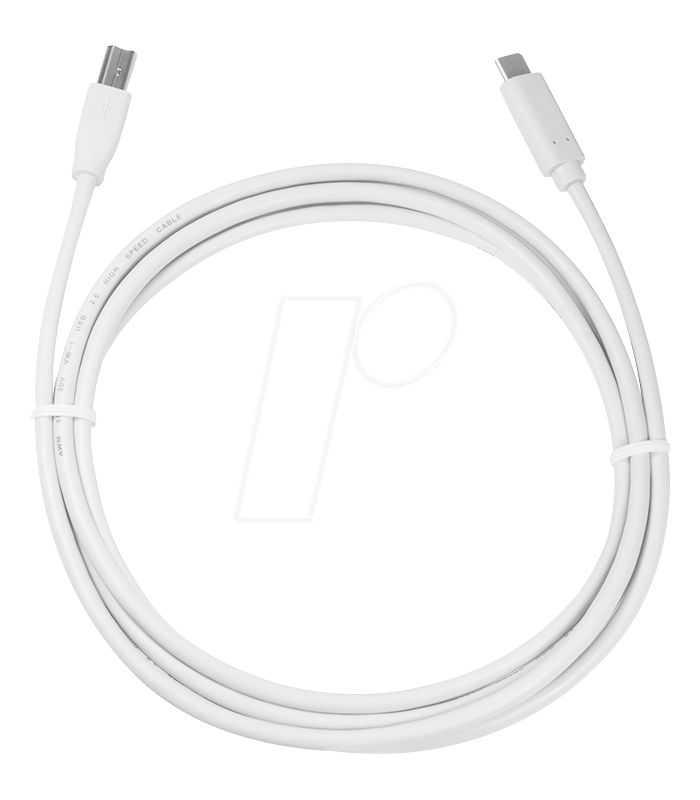 Cablu Usb20 Type C Usb B Tata 1m 3a Gri Logilink Cu0160 4052792053159