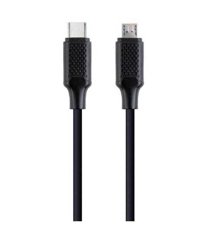 Cablu USB2.0 USB B micro mufa tata - USB type C mufa tata 1.5m negru GEMBIRD CC-USB2-CMMBM-1.5M