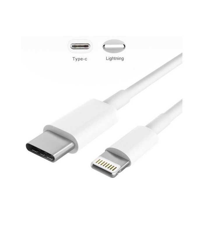 Cablu Usb31 Type C Apple Lightning 1m Alb