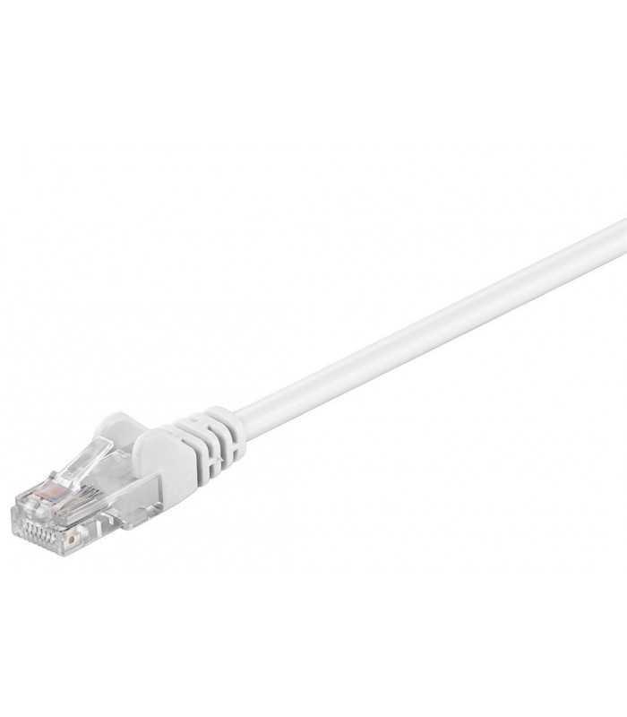 Cablu UTP CAT5e RJ45 8P8C - RJ45 8P8C alb 3m Goobay