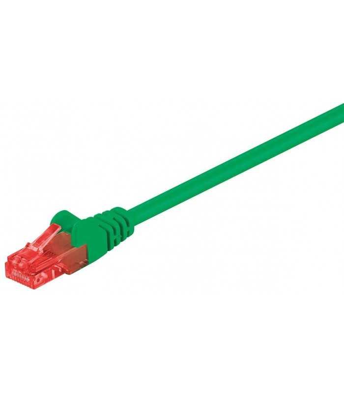 Cablu UTP Cat6 0.5m patch cord verde Goobay