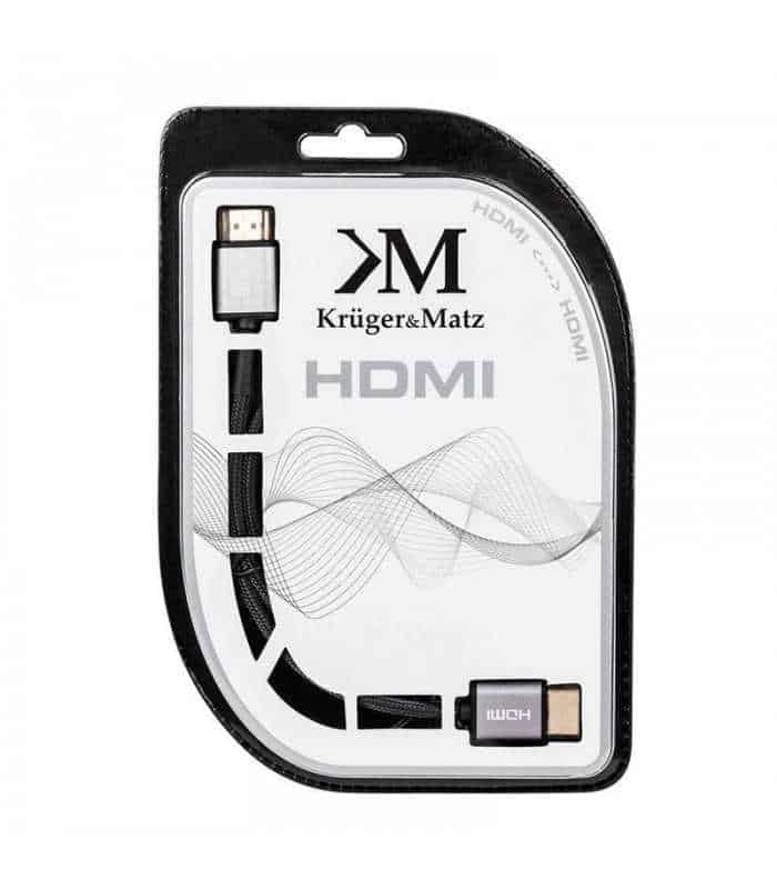 Cablu V2.0 HDMI 1.8m 4K 60Hz UHD Profesional Kruger&Matz 5 cablu v20 hdmi 18m 4k 60hz uhd profesional krugermatz 2