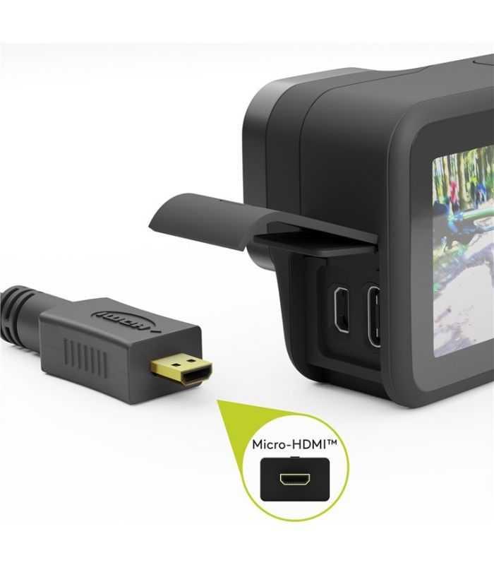 Cablu V20 Micro Hdmi Hdmi 1m High Speed 4k Ultra Hd 60hz Cu Ethernet 53781 Goobay