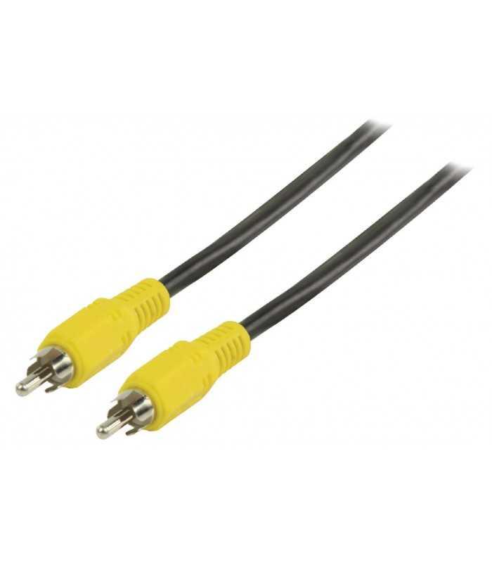 cablu video compozit rca tata la compozit rca tata 2m valueline 1