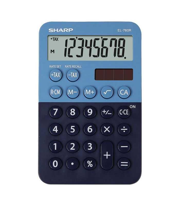 Calculator Birou Profesional 8 Cifre Sharp El 760rb Bl Shel760
