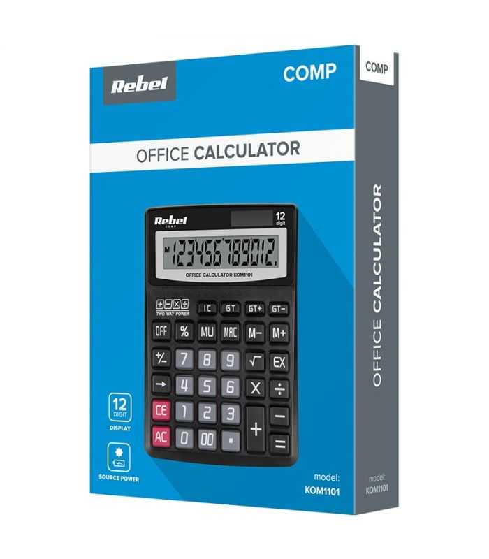Calculator De Birou 12 Digiti Oc 100 Rebel