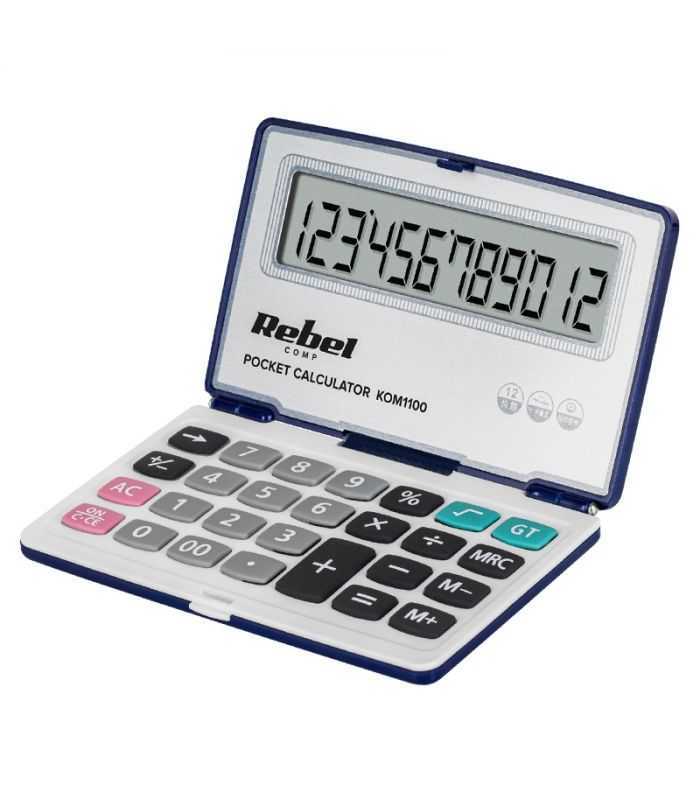 Calculator De Buzunar 12 Digiti Pc 50 Rebel