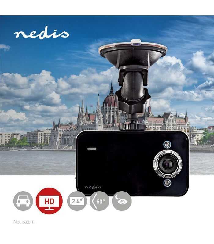 camera auto dvr hd 720p 24 unghi de vizualizare 60 nedis 2