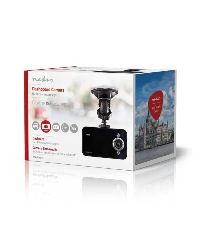 camera auto dvr hd 720p 24 unghi de vizualizare 60 nedis 8