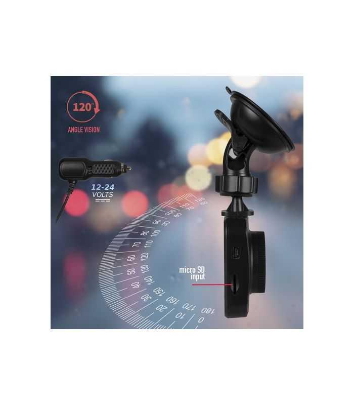 camera auto dvr ngs hd 720p 120 ecran 2 negru 3