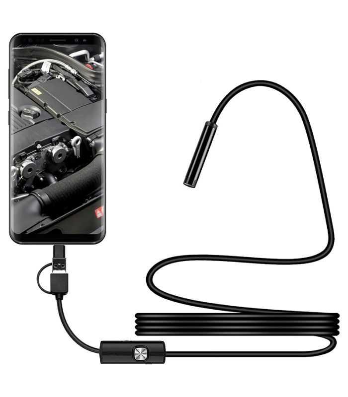 Camera Inspectie Endoscop 1280x720p Ip67 Usb Micro Usb Usb Type C Android Windows Rebel Rb 1141