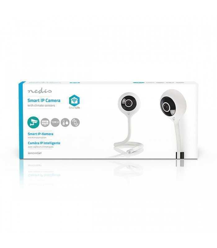 camera smart wifi ip hd 720p cu senzor de temperatura nedis 8