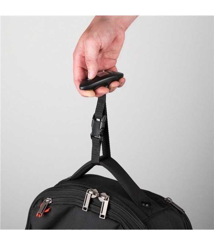 cantar digital cu lcd pentru bagaje max 40kg negru goobay 2