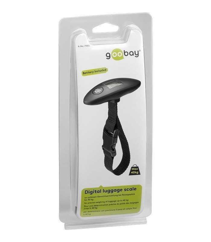 cantar digital cu lcd pentru bagaje max 40kg negru goobay 3