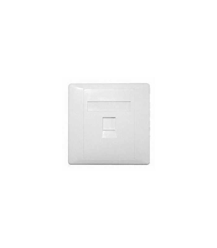 capac priza rj45 fara keystone 1 port alb well 1