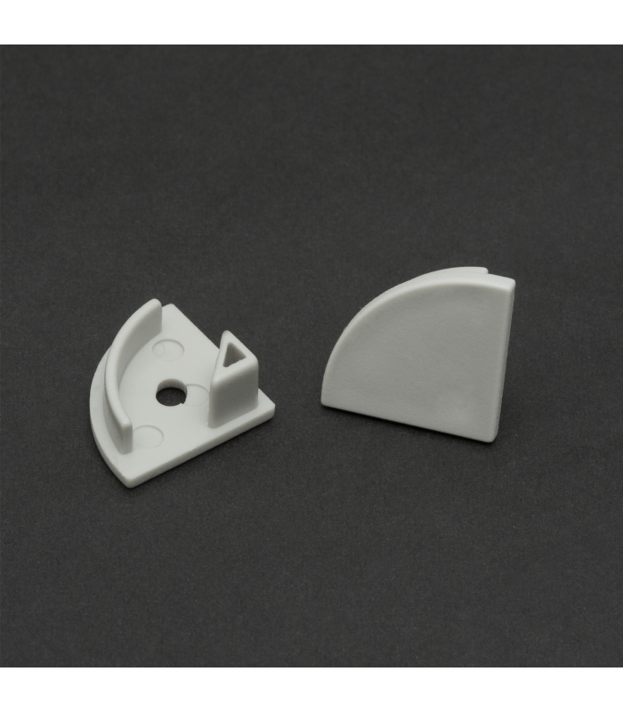 Capac terminal pentru profile aluminiu LED set 2buc Phenom