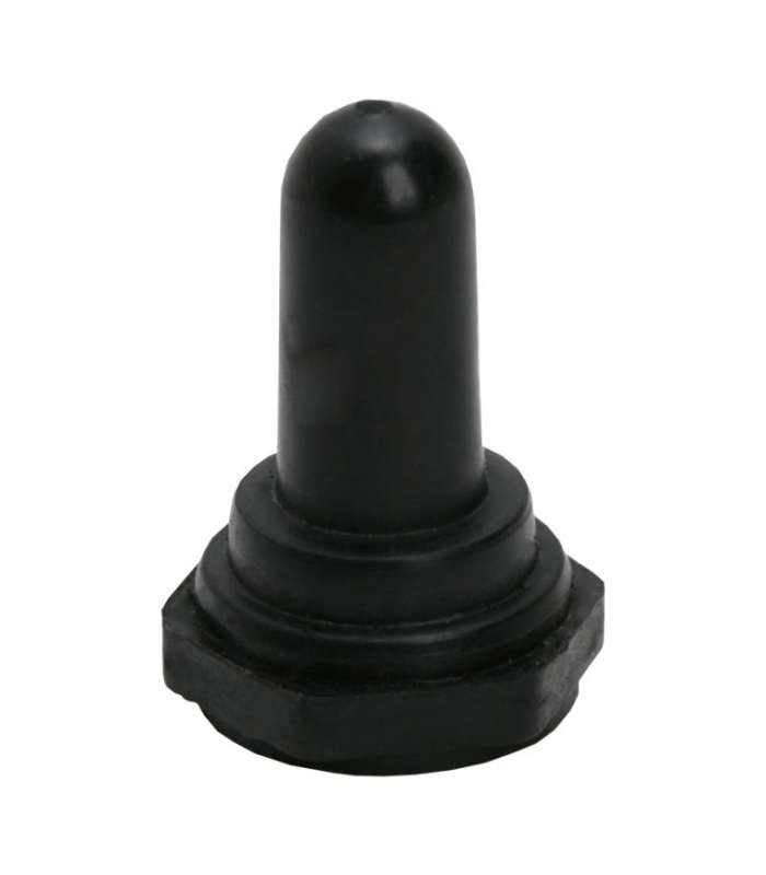 Capison ermetic din siliconic pentru comutatoare cu brat 16.5x26 mm negru