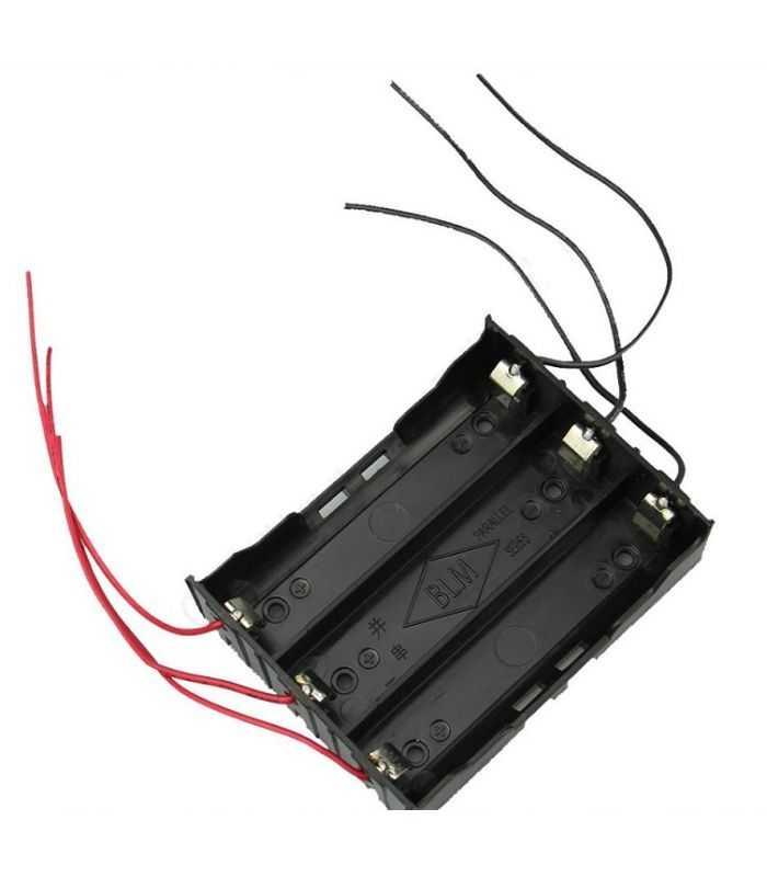 Carcasa 3x 18650 cu fire pentru fiecare slot in parte permite conectare in serie sau paralel