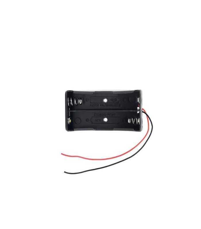 carcasa suport 2x 18650 soclu cu fire terminale 10cm 1