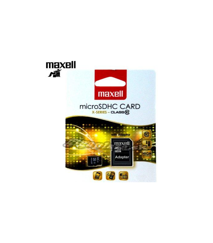 card microsd 32gb clasa 10 adaptor sd x series maxell 1