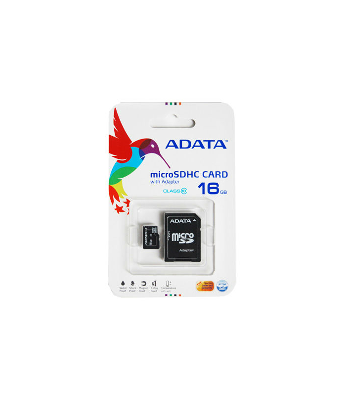 Card microSD ADATA 16GB Clasa 10 cu adaptor SD