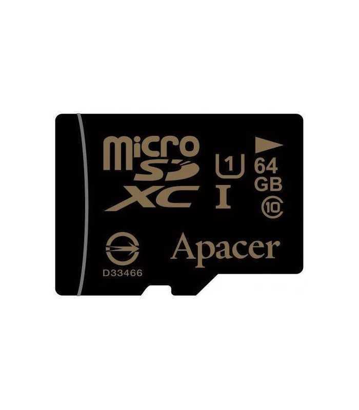 Card microSDXC UHS-I 64GB Clasa 10 cu adaptor SD Apacer