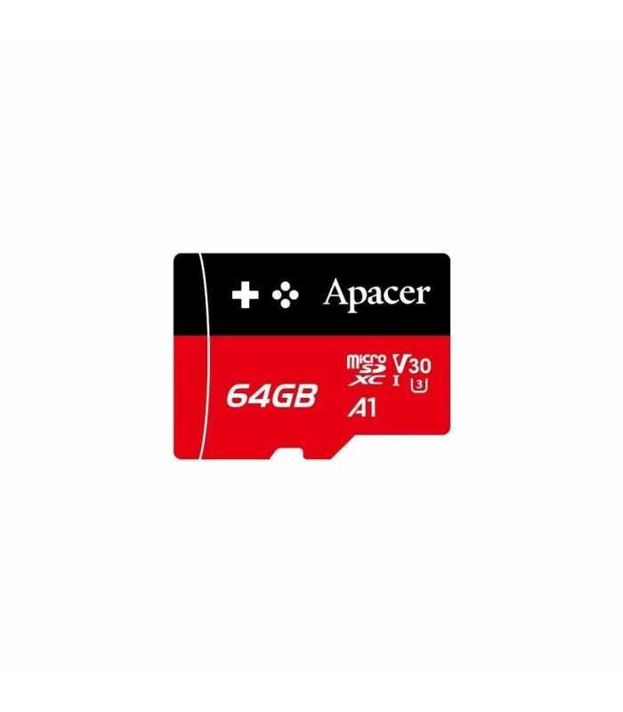 Card microSDXC UHS-I U3 V30 A1 Gaming Apacer 64GB R100 AP64GMCSX10U7-RAGC
