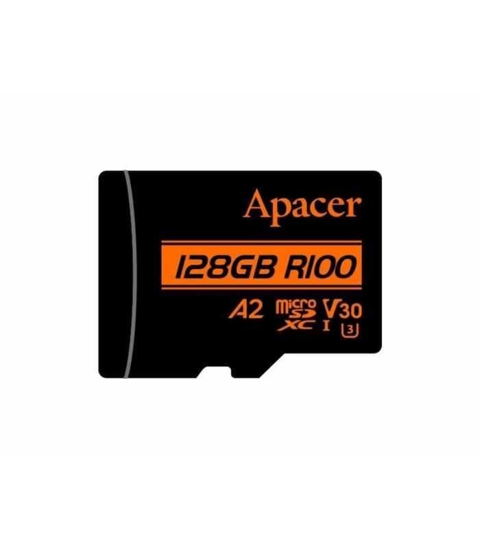 Card Microsdxc Uhs I U3 V30 A2 Apacer 128gb R100 Cu Adaptor Sd Ap128gmcsx10u8 R