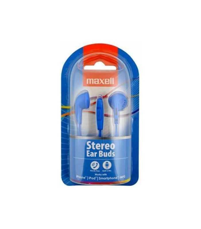 casca in ureche 35 mm albastru eb95 cu microfon maxell 2