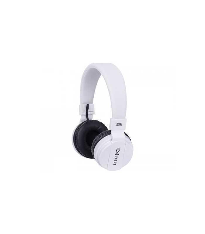 Casti audio Bluetooth DJ 1230 BT alb Trevi