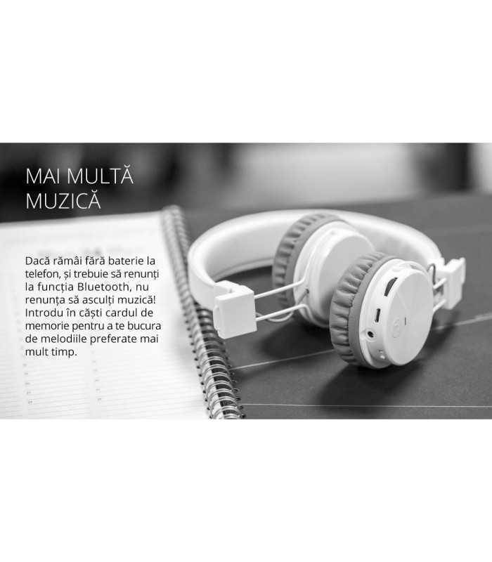 casti audio bluetooth wave negru krugermatz 5