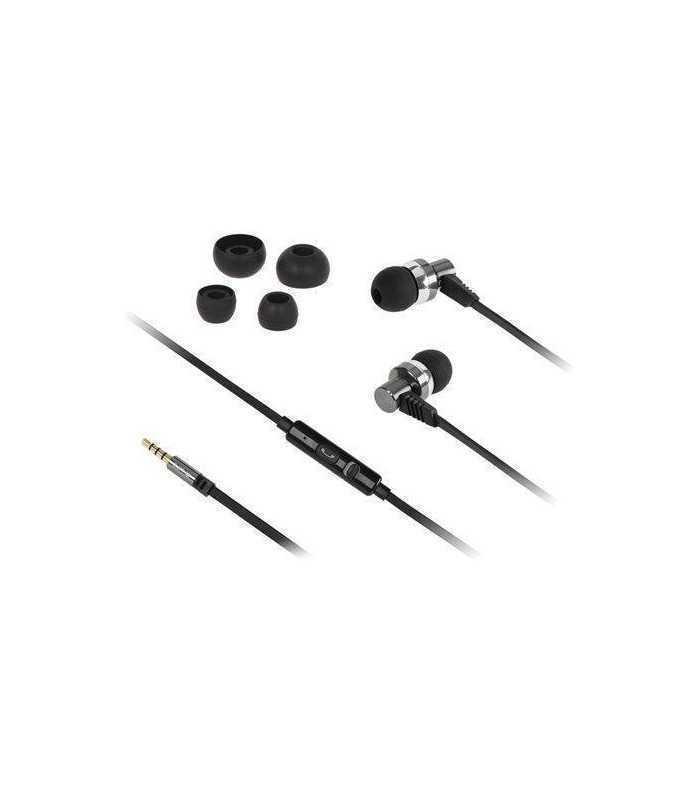 Casti audio metalice cu microfon Jack 3.5