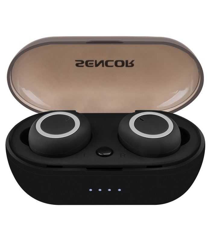 Casti bluetooth 5.0 TWS negru SENCOR SEP 510BT BK