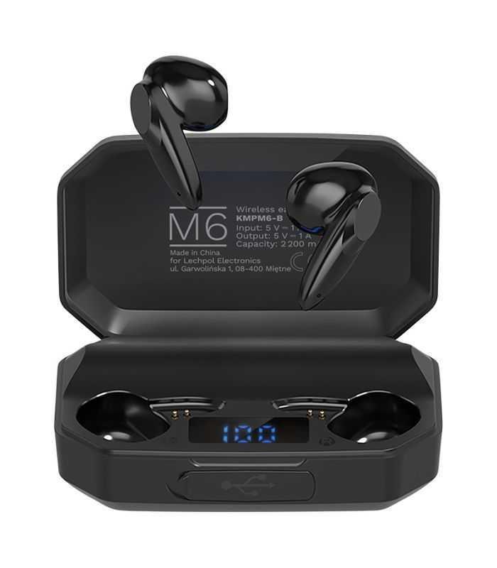 Casti bluetooth 5.1 M6 Kruger&Matz KMPM6-B