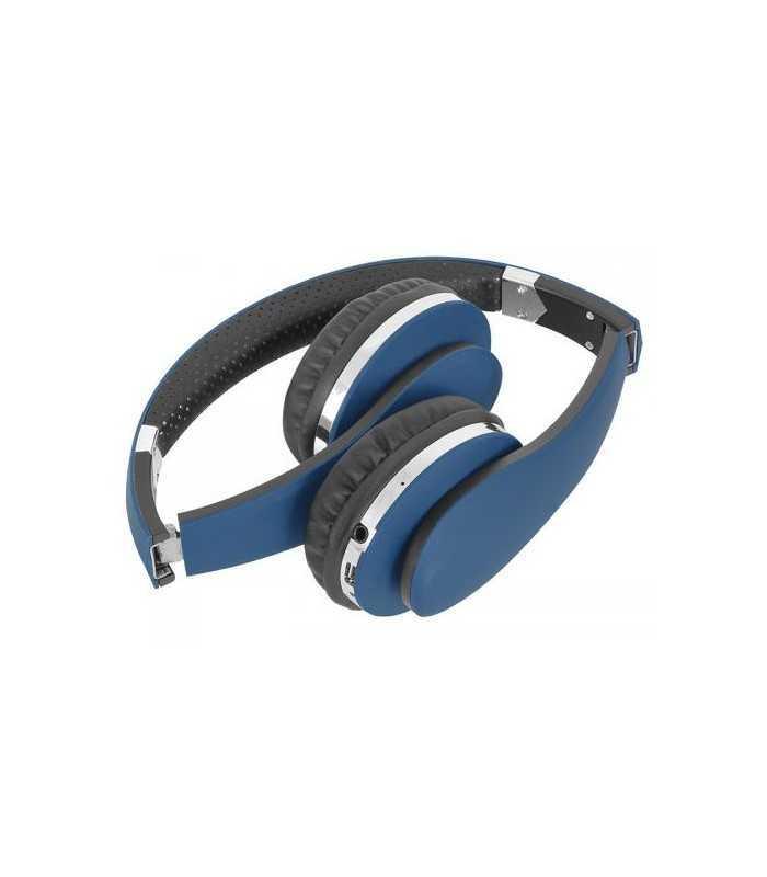 casti bluetooth cu microfon dj 1200 albastre trevi 1