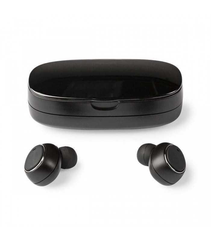 casti bluetooth in ear cu tehnologie true wireless stereo si reincarcare in carcasa nedis 3