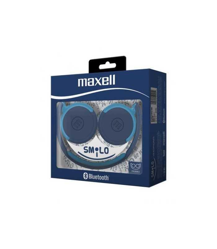 casti bluetooth smilo albastre maxell 1