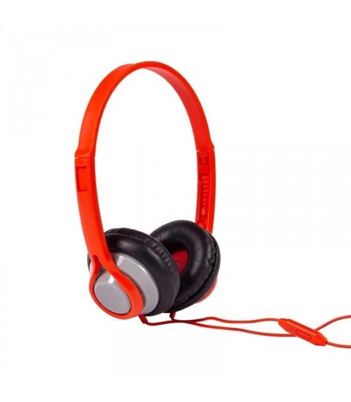 Casti cu microfon 1.2m rosu Legacy Maxell