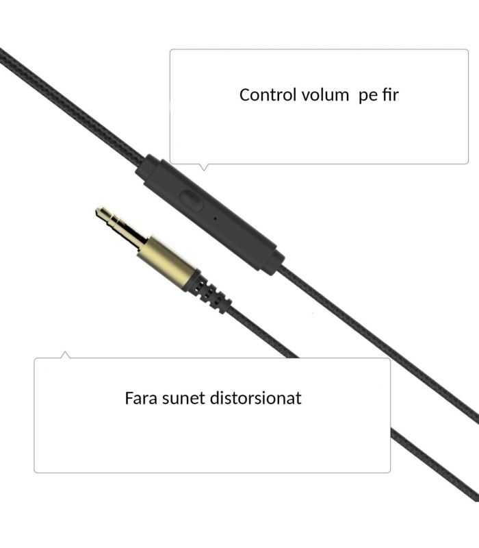 Casti Gaming Kworld S25 Cu Microfon 20hz 20khz Cablu Textil 12m