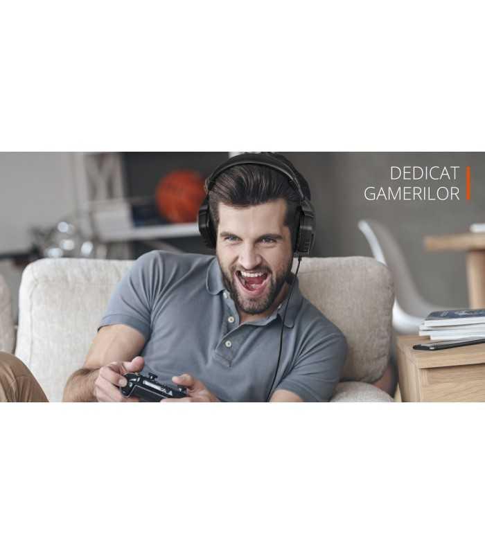 casti gaming zone krugermatz stereo cu fir 2m 4