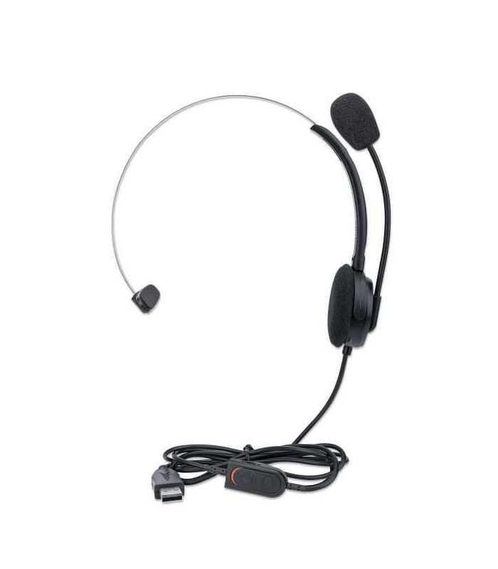 Casti Mono On Ear Cu Microfon Usb Control Volum 15m 179867 Manhattan