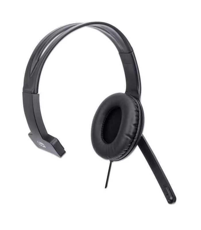 Casti Mono Over Ear Cu Microfon Usb Control Volum 15m Manhattan 179874