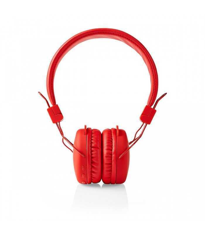Casti multimedia bluetooth rosu NEDIS