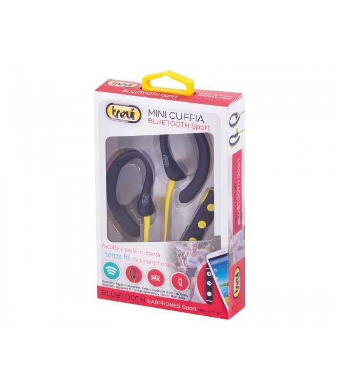 casti sport bluetooth cu microfon hmp 1215 bt galben trevi 1