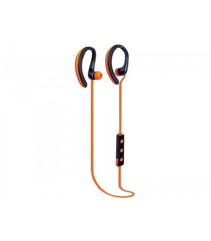 Casti sport Bluetooth cu microfon HMP 1215 BT portocaliu Trevi