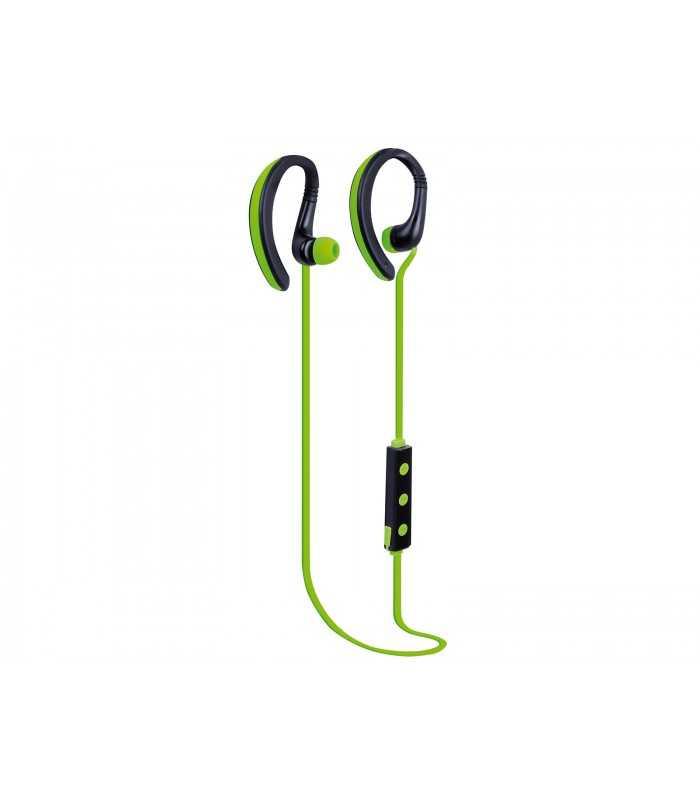 Casti sport Bluetooth cu microfon HMP 1215 BT verde Trevi