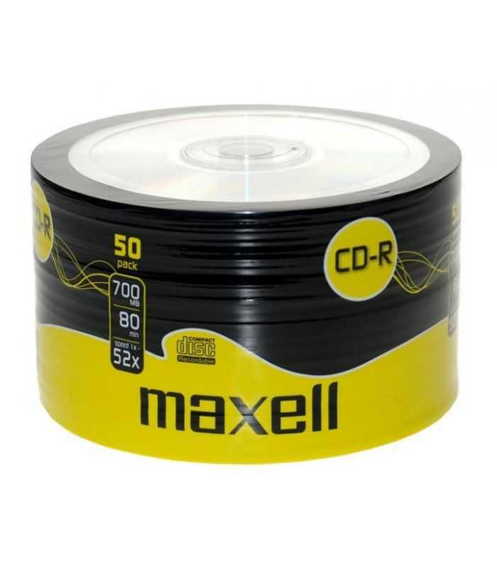 Cd R 700mb 52x 50buc Pe Folie Maxell 62403640te