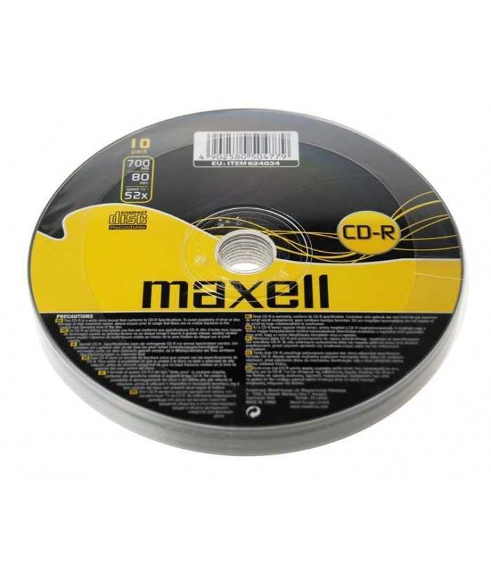 CD-R 700MB 52X MAXELL 10buc pe folie